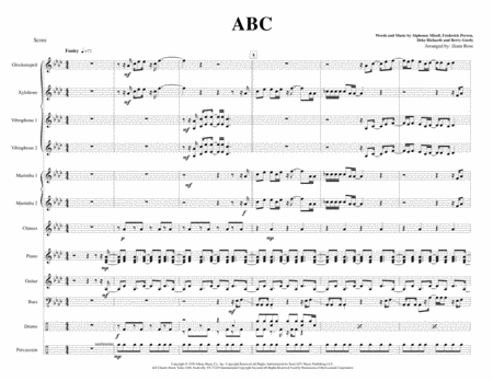 Abc By The Jackson 5 Sheet Music