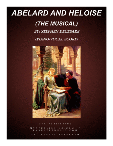 Abelard And Heloise The Musical Piano Vocal Score Sheet Music