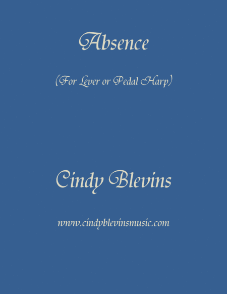 Absence An Original Solo For Lever Or Pedal Harp From My Book Modeulations Sheet Music