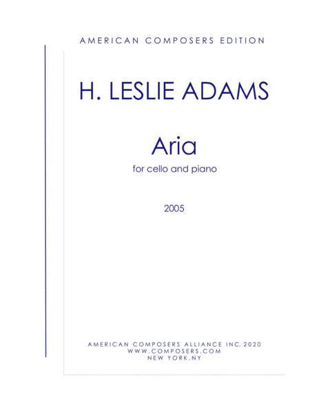 Adams Aria For Violoncello And Piano Sheet Music