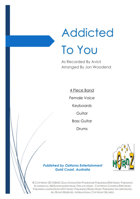 Addicted To You Sheet Music