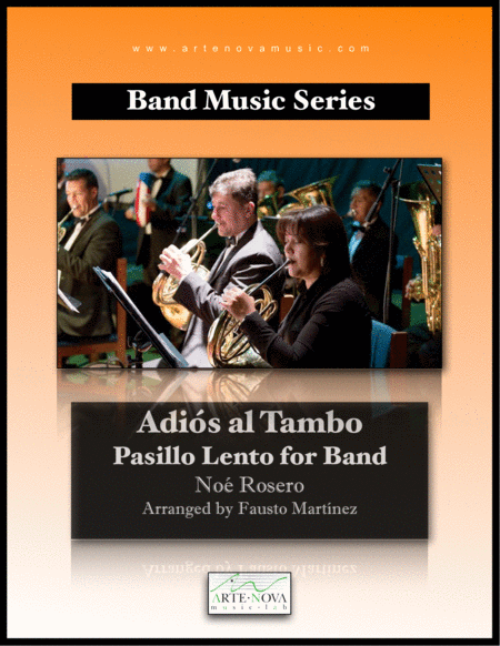 Adis Al Tambo Pasillo Lento For Band Sheet Music