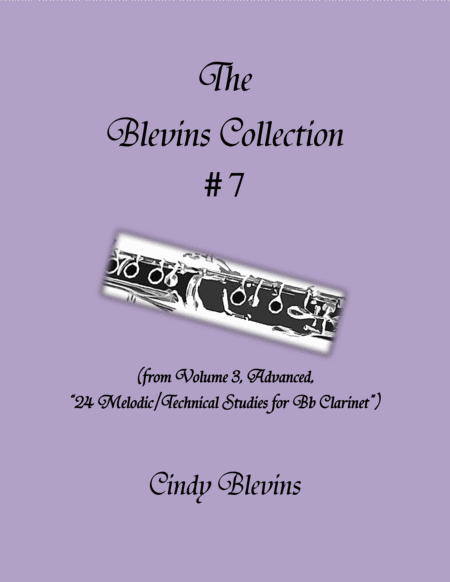 Free Sheet Music Advanced Clarinet Study 7 From The Blevins Collection Melodic Technical Studies For Bb Clarinet