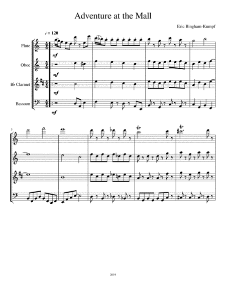 Adventure At The Mall Sheet Music