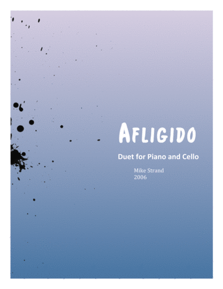 Free Sheet Music Afligido