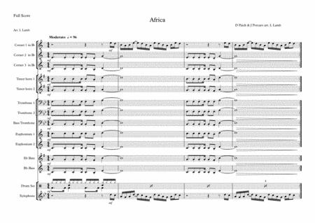 Free Sheet Music Africa For Youth Brass