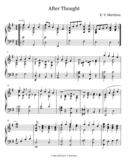 After Thought Sheet Music