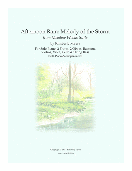 Afternoon Rain Melody Of The Storm From Meadow Woods Suite Sheet Music