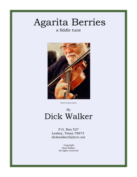 Agarita Berries Sheet Music