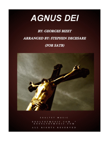 Free Sheet Music Agnus Dei For Satb