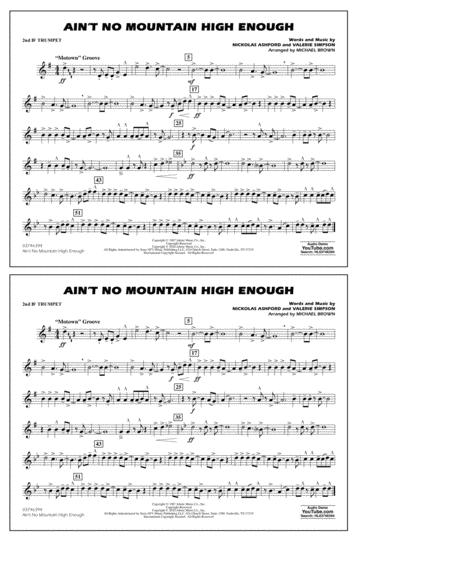 Aint No Mountain High Enough Arr Michael Brown 2nd Bb Trumpet Sheet Music