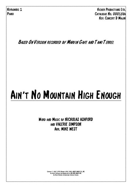 Aint No Mountain High Enough Keyboards 1 Sheet Music