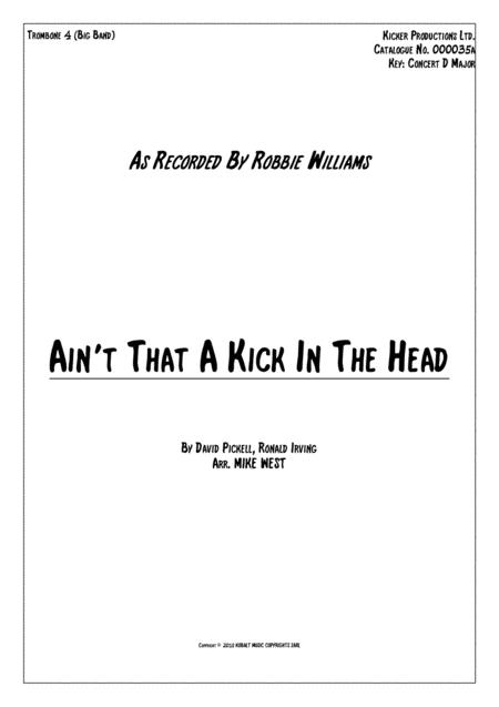 Aint That A Kick In The Head Big Band Score And Parts Sheet Music