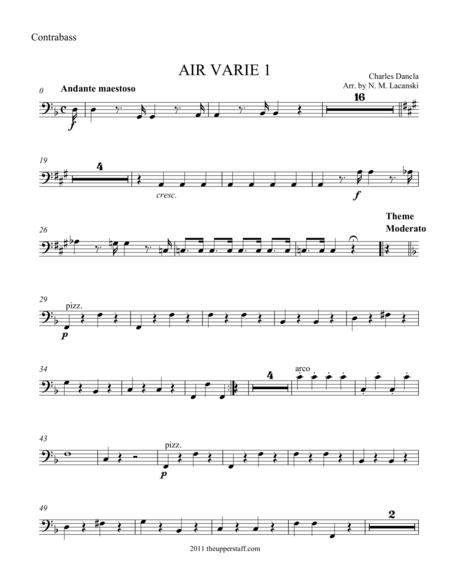 Air De Varie 1 Sheet Music