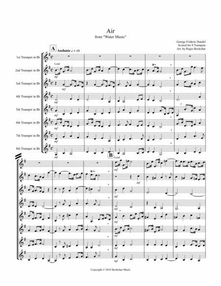 Air From Water Music 8 Trp Sheet Music