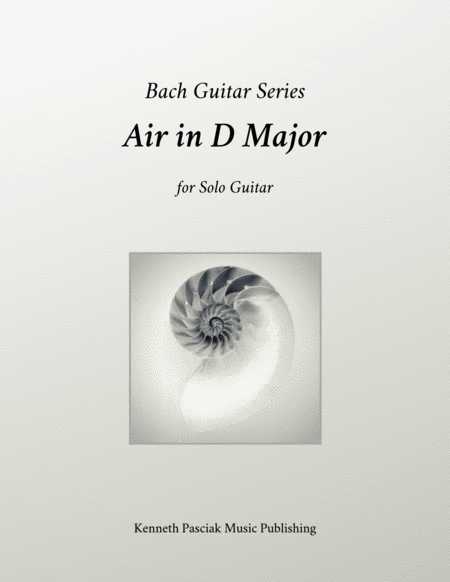 Free Sheet Music Air In D Major