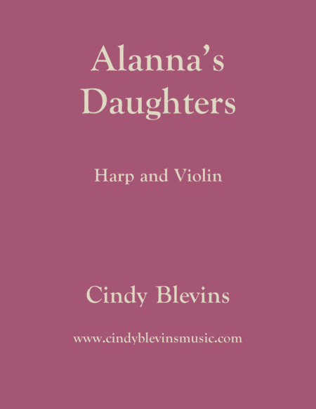 Free Sheet Music Alannas Daughters For Harp And Violin