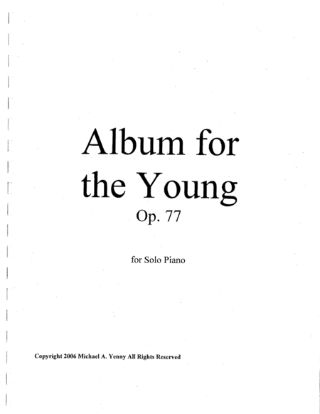 Album For The Young Op 77 Sheet Music