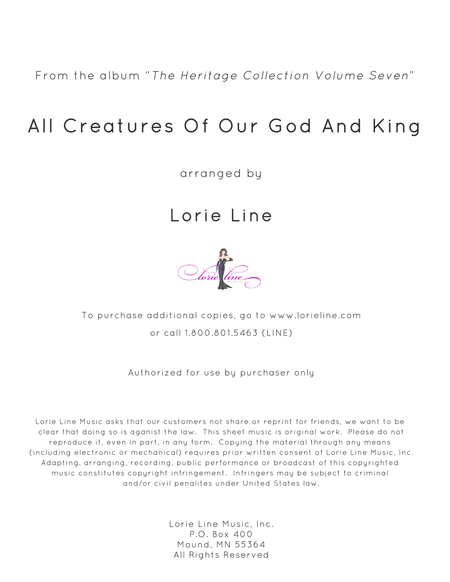 All Creatures Of Our God And King Sheet Music