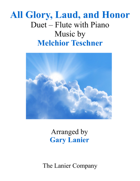 All Glory Laud And Honor Duet Flute Piano With Parts Sheet Music