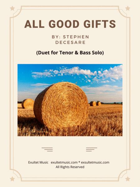 All Good Gifts Duet For Tenor And Bass Solo Sheet Music