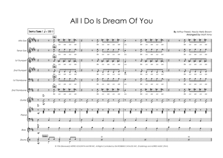 Free Sheet Music All I Do Is Dream Of You Michael Buble Version D Major