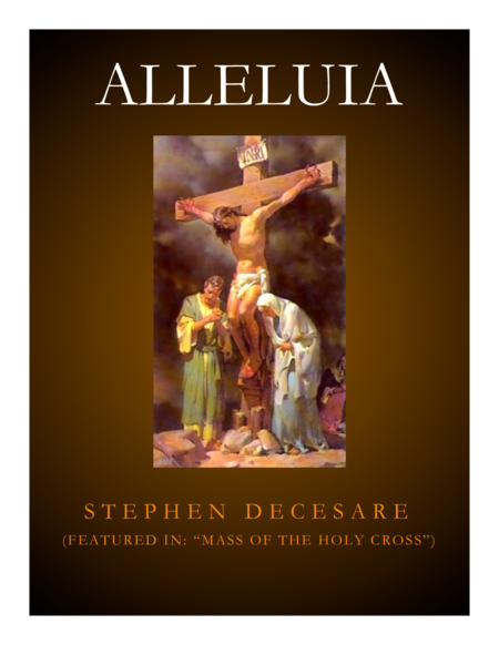 Free Sheet Music Alleluia From Mass Of The Holy Cross
