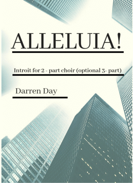 Free Sheet Music Alleluia Full Score Ss Or Sa Piano Conga And String Parts