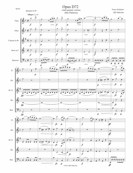 Free Sheet Music Allero From Shubert Opus D72