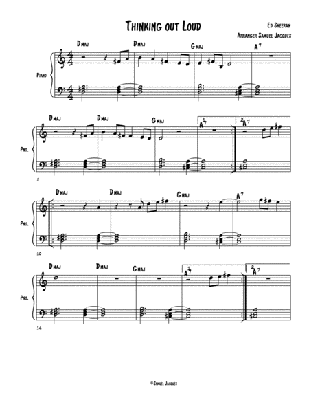 Free Sheet Music Alternations