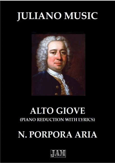 Free Sheet Music Alto Giove Piano Reduction With Lyrics N Porpora