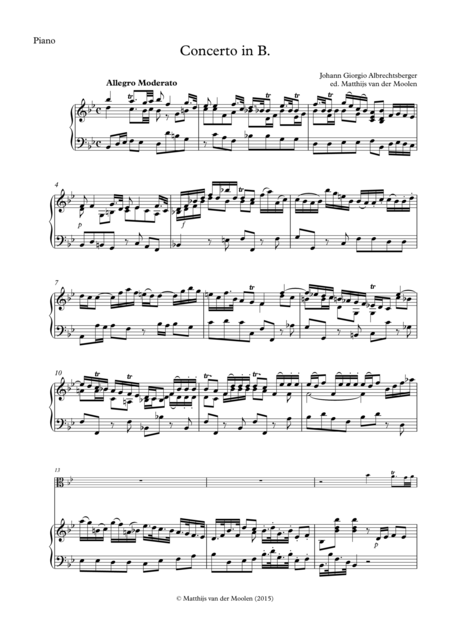 Free Sheet Music Alto Trombone Concerto In B With Piano Reduction