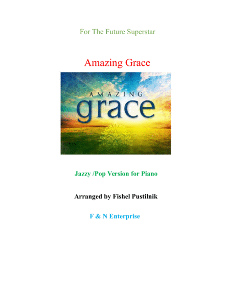 Free Sheet Music Amazing Grace For Piano Jazz Pop Version Video