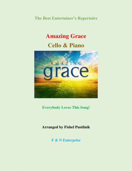 Free Sheet Music Amazing Grace Piano Background For Cello And Piano