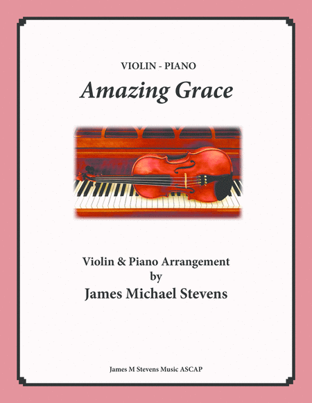 Amazing Grace Solo Violin Piano Sheet Music