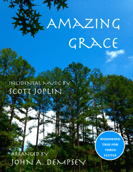 Amazing Grace The Entertainer Flute Trio Sheet Music