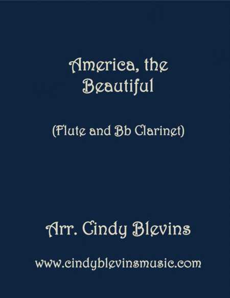 America The Beautiful Arranged For Flute And Clarinet Duet Sheet Music