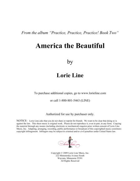 America The Beautiful Easy Sheet Music