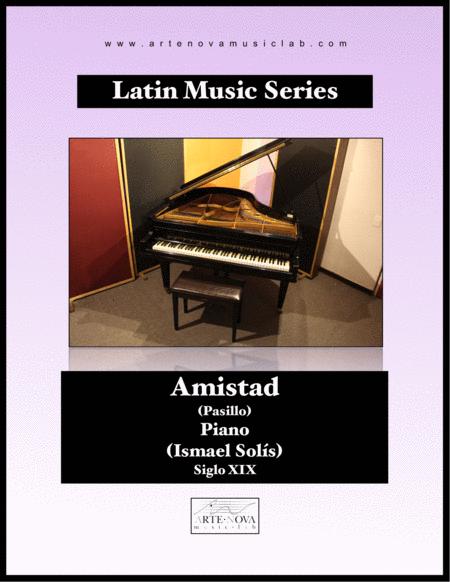 Free Sheet Music Amistad Pasillo For Piano Latin Folk Music