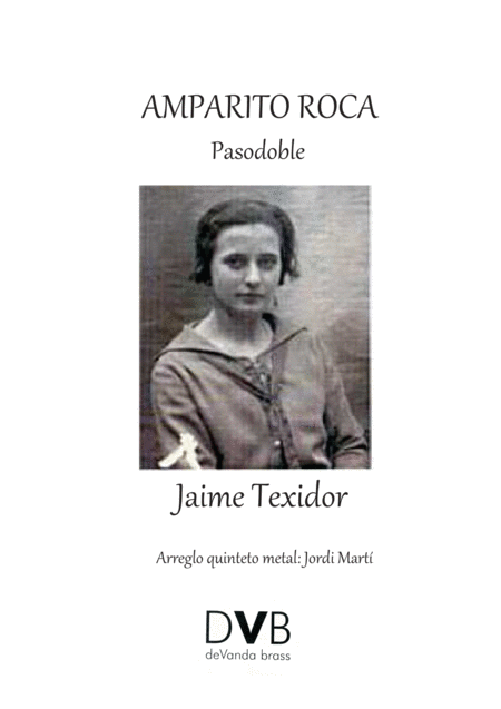 Amparito Roca Pasodoble Trumpet Solo Sheet Music