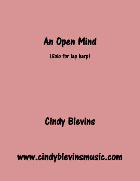 An Open Mind Original Solo For Lap Harp From My Book Melodic Meditations The Lap Harp Version Sheet Music