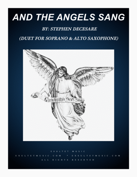 And The Angels Sang Duet For Soprano And Alto Saxophone Sheet Music