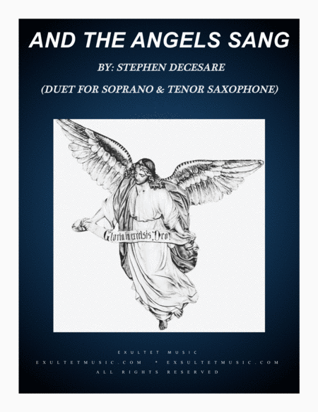 And The Angels Sang Duet For Soprano And Tenor Saxophone Sheet Music