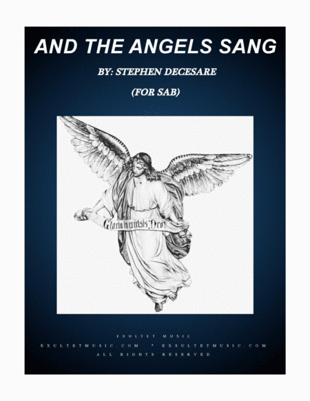 Free Sheet Music And The Angels Sang For Sab