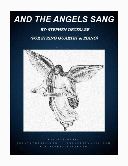 Free Sheet Music And The Angels Sang For String Quartet And Piano