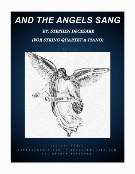 And The Angels Sang For String Quartet And Piano Sheet Music