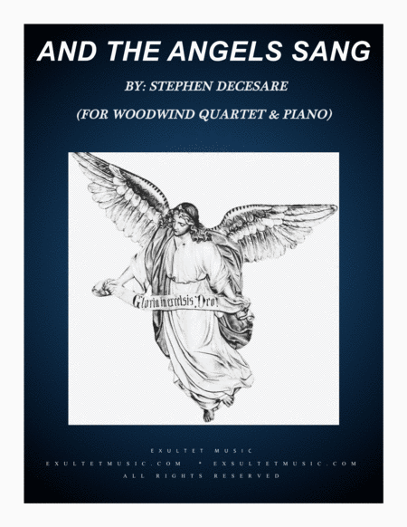 Free Sheet Music And The Angels Sang For Woodwind Quartet And Piano