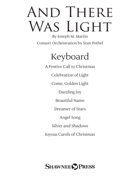 Free Sheet Music And There Was Light Keyboard