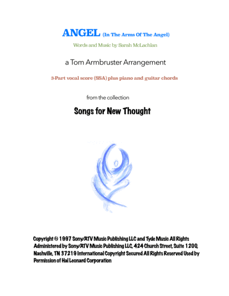 Angel In The Arms Of The Angel Sheet Music