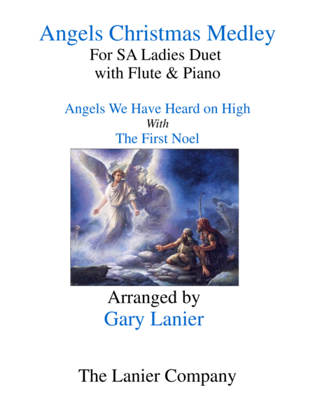 Angels Christmas Medley For Sa Ladies Duet With Flute Piano Sheet Music